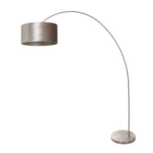 Mexlite Solva vloerlamp – E27 (grote fitting) – Staal