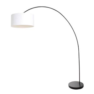 Mexlite Solva vloerlamp – E27 (grote fitting) – Zwart