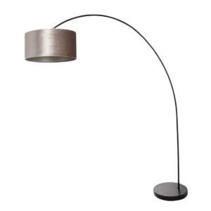 Mexlite Solva vloerlamp – E27 (grote fitting) – Zwart