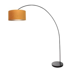 Mexlite Solva vloerlamp – E27 (grote fitting) – Zwart