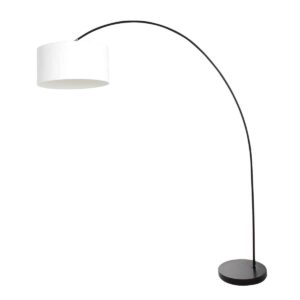 Mexlite Solva vloerlamp – E27 (grote fitting) – Zwart