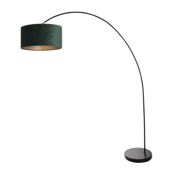 Mexlite Solva vloerlamp – E27 (grote fitting) – Zwart