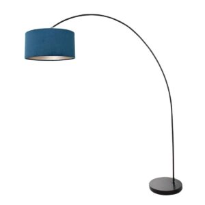 Mexlite Solva vloerlamp – E27 (grote fitting) – Zwart