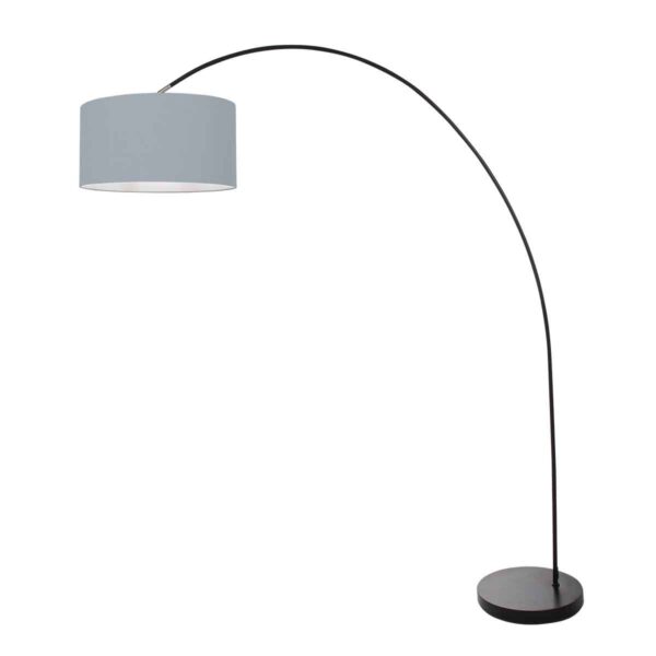 Mexlite Solva vloerlamp – E27 (grote fitting) – Zwart