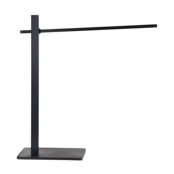 Mexlite Stekk tafellamp – Draai- en/of kantelbaar en In hoogte verstelbaar – Ingebouwd (LED) – Zwart