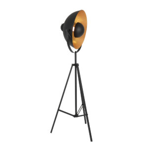 Mexlite Sunflower vloerlamp – ø 74 cm – E27 (grote fitting) – Zwart