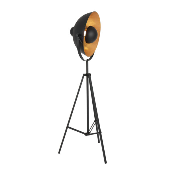 Mexlite Sunflower vloerlamp – ø 74 cm – E27 (grote fitting) – Zwart