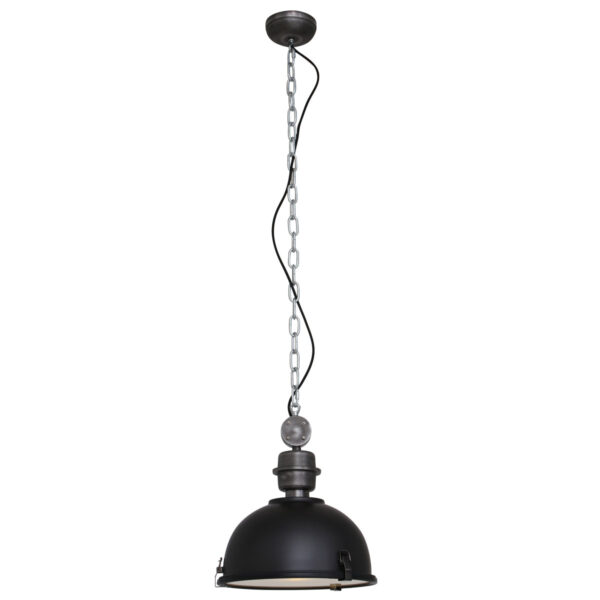 Steinhauer Bikkel hanglamp – ø 32 cm – E27 (grote fitting) – Zwart