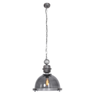 Steinhauer Bikkel hanglamp – ø 45 cm – E27 (grote fitting) – Transparant