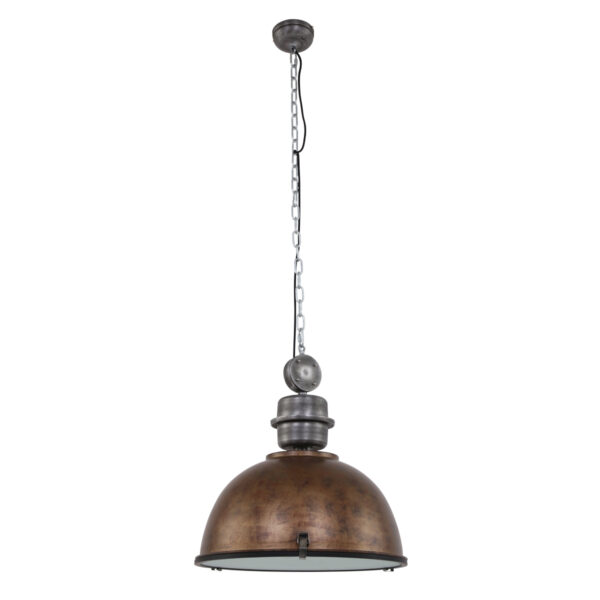 Steinhauer Bikkel hanglamp – ø 52 cm – E27 (grote fitting) – Bruin