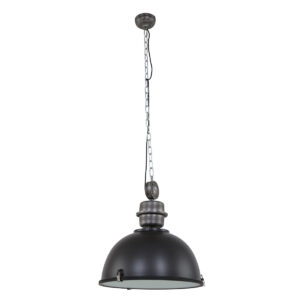 Steinhauer Bikkel hanglamp – ø 52 cm – E27 (grote fitting) – Zwart