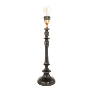 Steinhauer Bois tafellamp – ø 16 cm – Niet verstelbaar – E27 (grote fitting) – Zwart