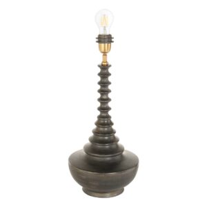 Steinhauer Bois tafellamp – ø 27 cm – Niet verstelbaar – E27 (grote fitting) – Zwart