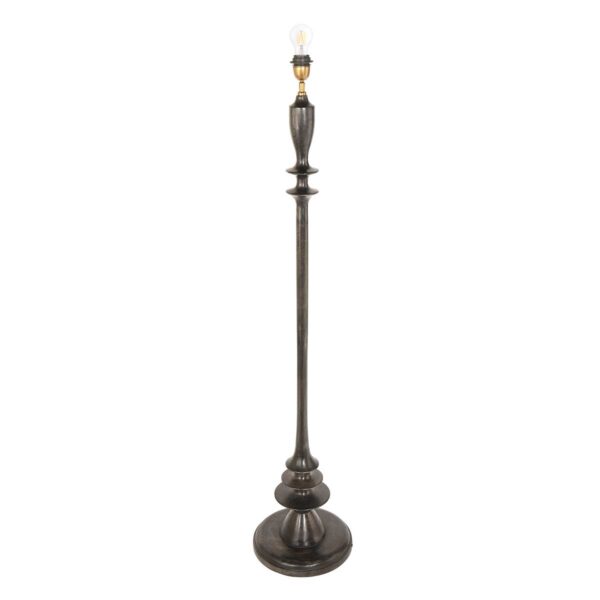 Steinhauer Bois vloerlamp – ø 29 cm – E27 (grote fitting) – Zwart