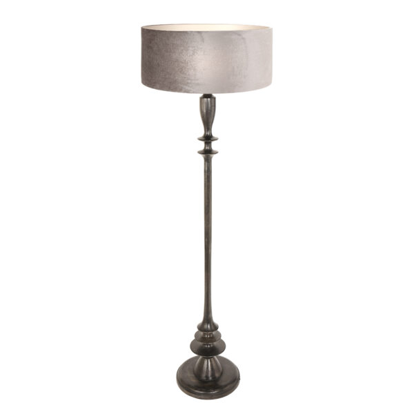 Steinhauer Bois vloerlamp – ø 50 cm – E27 (grote fitting) – Zwart