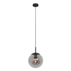 Steinhauer Bollique hanglamp – ø 25 cm – E27 (grote fitting) – Zwart