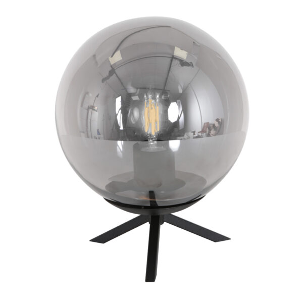 Steinhauer Bollique tafellamp – ø 20 cm – Niet verstelbaar – E27 (grote fitting) – Zwart