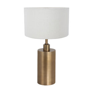 Steinhauer Brass tafellamp – ø 30 cm – Niet verstelbaar – E27 (grote fitting) – Brons