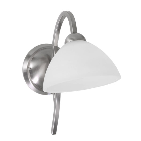 Steinhauer Capri wandlamp – E27 (grote fitting) – Staal