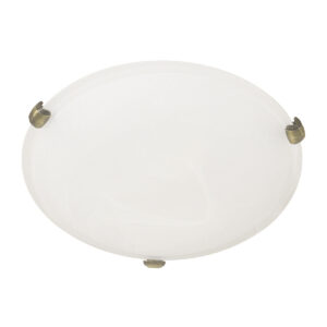 Steinhauer Ceiling and wall plafonniere – ø 30 cm – E27 (grote fitting) – Brons