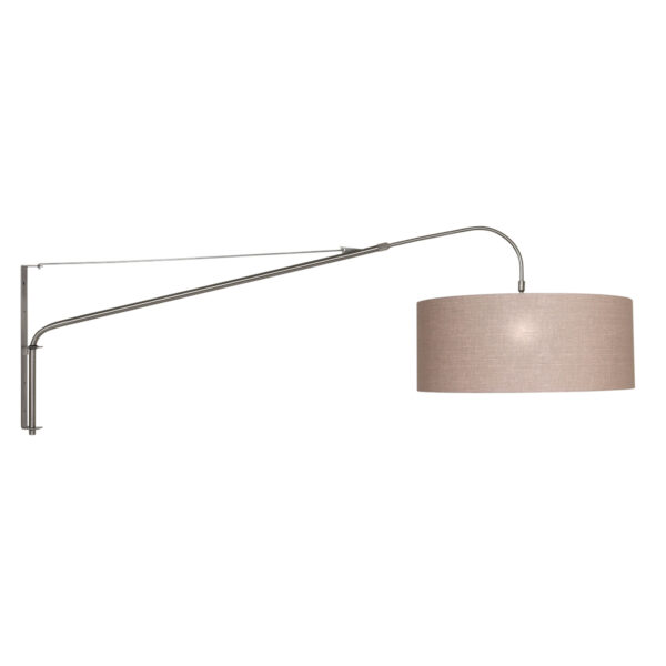 Steinhauer Elegant classy wandlamp – E27 (grote fitting) – Staal