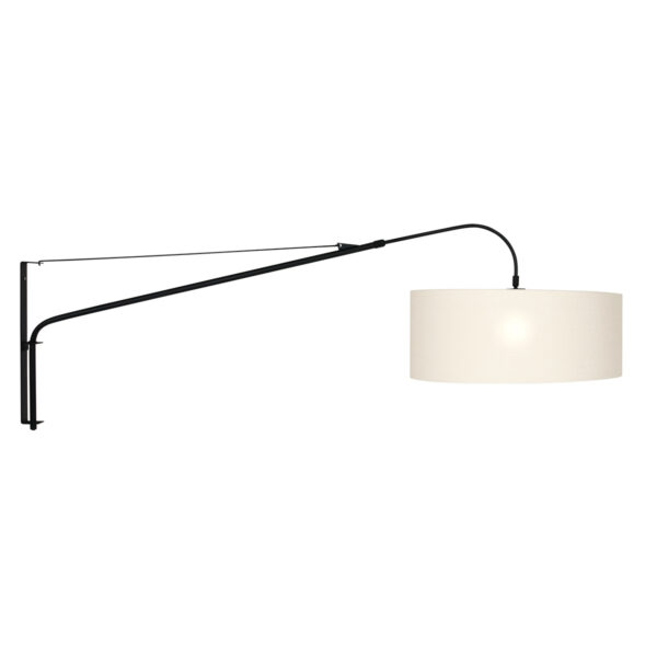 Steinhauer Elegant classy wandlamp – E27 (grote fitting) – Zwart