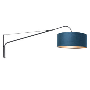 Steinhauer Elegant classy wandlamp – ø 40 cm – E27 (grote fitting) – Zwart