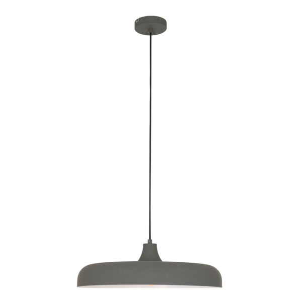 Steinhauer Krisip hanglamp – ø 50 cm – E27 (grote fitting) – Grijs