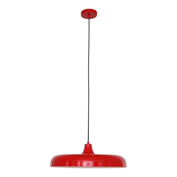 Steinhauer Krisip hanglamp – ø 50 cm – E27 (grote fitting) – Rood