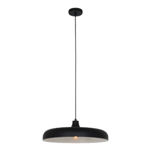 Steinhauer Krisip hanglamp – ø 50 cm – E27 (grote fitting) – Zwart