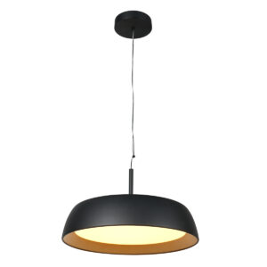 Steinhauer Mykty hanglamp – ø 45 cm – In hoogte verstelbaar – Ingebouwd (LED) – Zwart