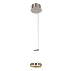 Steinhauer Piola hanglamp – ø 16 cm – In hoogte verstelbaar – Ingebouwd (LED) – Staal
