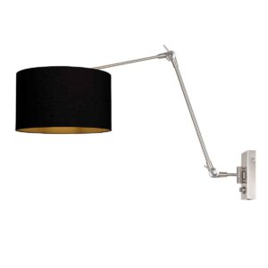 Steinhauer Prestige chic wandlamp – E27 (grote fitting) – Staal