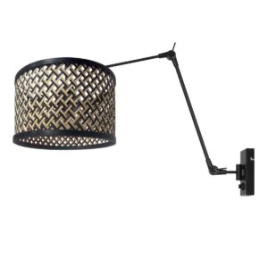 Steinhauer Prestige chic wandlamp – E27 (grote fitting) – Zwart