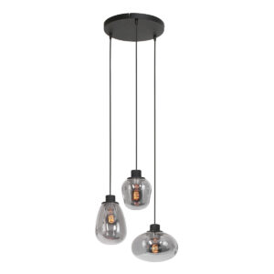 Steinhauer Reflexion hanglamp – ø 30 cm – E27 (grote fitting) – Zwart