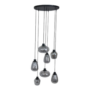 Steinhauer Reflexion hanglamp – ø 50 cm – E27 (grote fitting) – Zwart