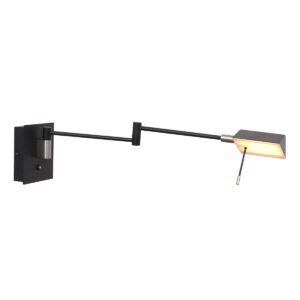 Steinhauer Retina wandlamp – Ingebouwd (LED) – Zwart