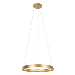 Steinhauer Ringlux hanglamp – ø 60 cm – In hoogte verstelbaar – Ingebouwd (LED) – Goud