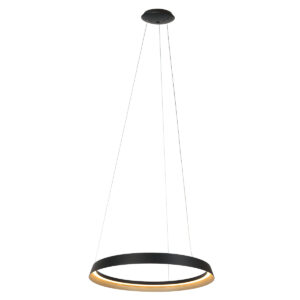 Steinhauer Ringlux hanglamp – ø 60 cm – In hoogte verstelbaar – Ingebouwd (LED) – Zwart