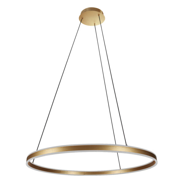 Steinhauer Ringlux hanglamp – ø 80 cm – In hoogte verstelbaar – Ingebouwd (LED) – Goud