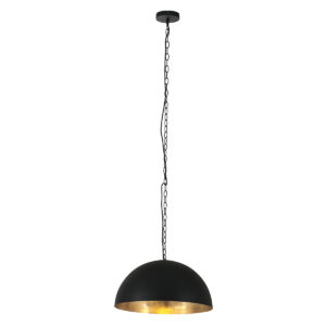 Steinhauer Semicirkel hanglamp – ø 50 cm – E27 (grote fitting) – Zwart