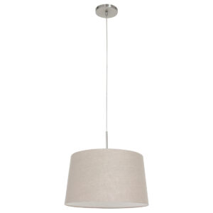 Steinhauer Sparkled light hanglamp – ø 45 cm – E27 (grote fitting) – Grijs