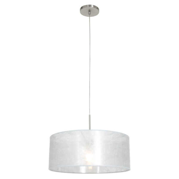 Steinhauer Sparkled light hanglamp – ø 50 cm – E27 (grote fitting) – Zilver