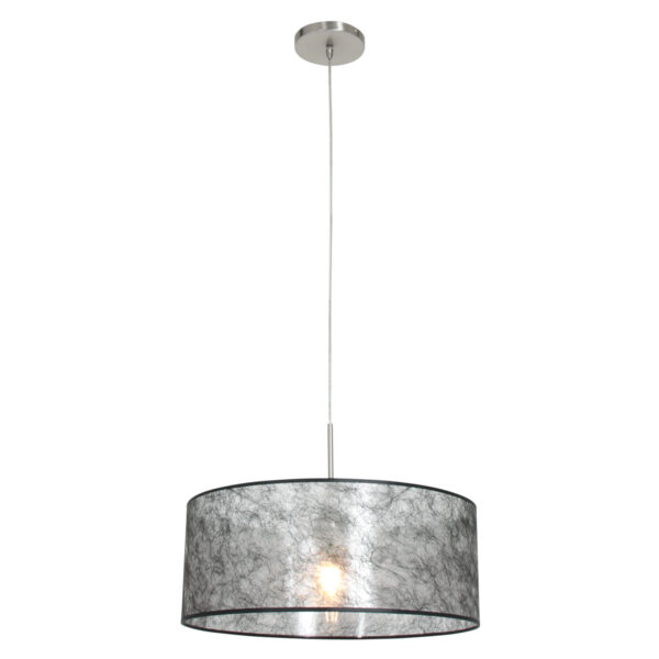 Steinhauer Sparkled light hanglamp – ø 50 cm – E27 (grote fitting) – Zwart