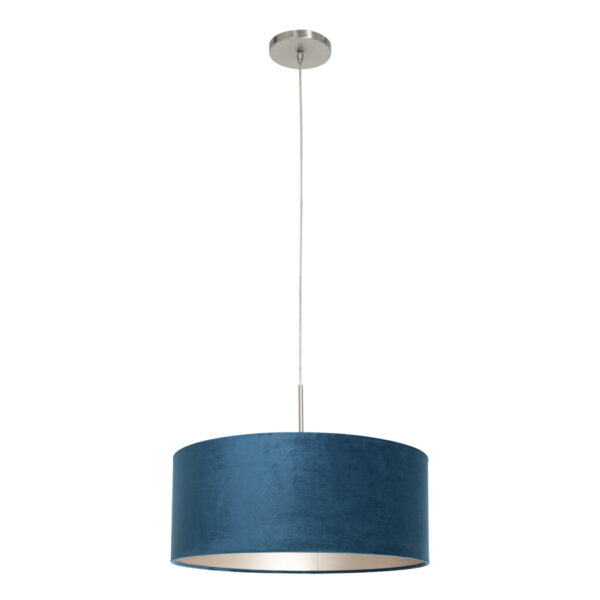 Steinhauer Sparkled light hanglamp – ø 50 cm – In hoogte verstelbaar – E27 (grote fitting) – Blauw