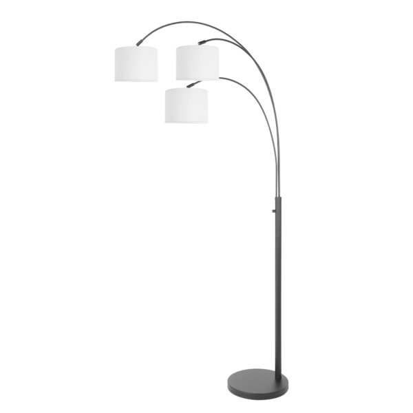 Steinhauer Sparkled light vloerlamp – E27 (grote fitting) – Zwart