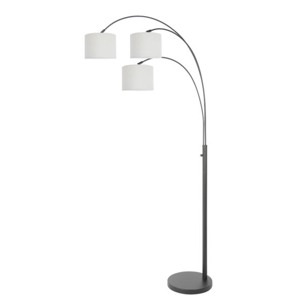 Steinhauer Sparkled light vloerlamp – E27 (grote fitting) – Zwart