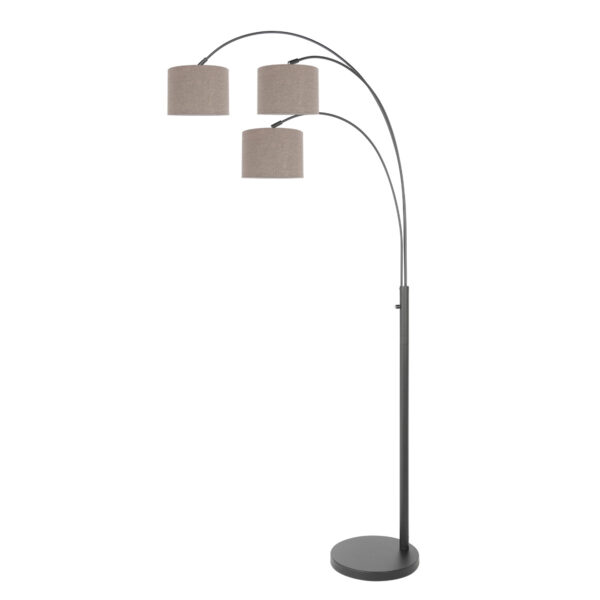 Steinhauer Sparkled light vloerlamp – E27 (grote fitting) – Zwart