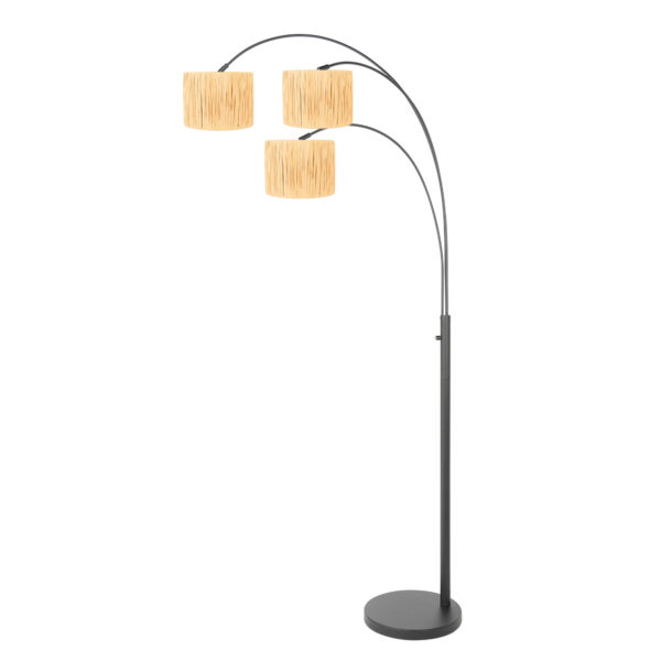 Steinhauer Sparkled light vloerlamp – E27 (grote fitting) – Zwart