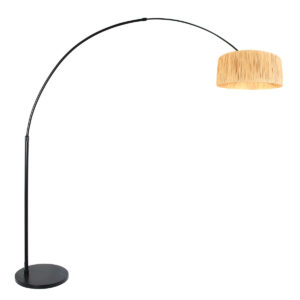 Steinhauer Sparkled light vloerlamp – ø 50 cm – E27 (grote fitting) – Zwart